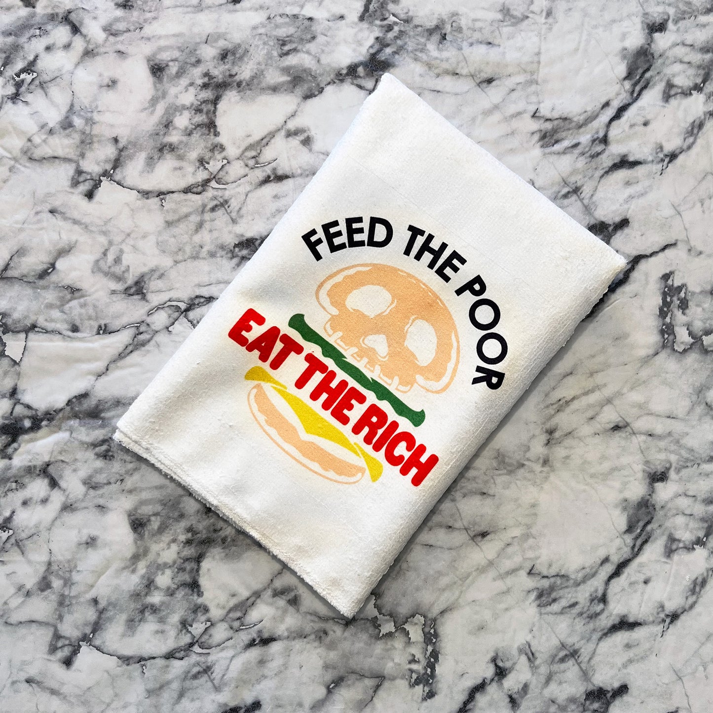 Eat The Rich Kitchen Towel