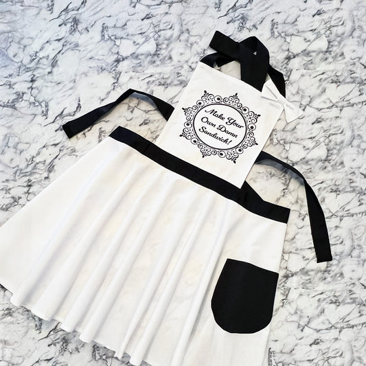 Make Your Own Damn Sandwich Vintage Style Apron